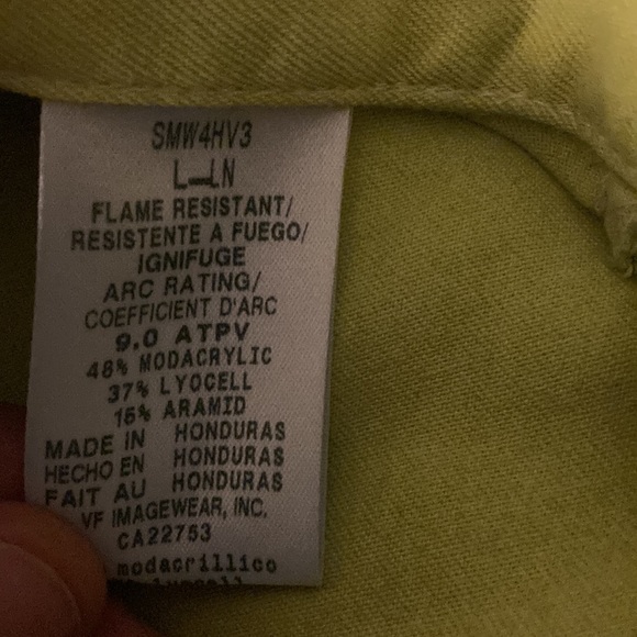 Bulwark FR Cat2 2112 fire resistant long sleeve fits like 2xl High visibility - Picture 4 of 7